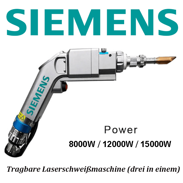 10000 W 【3-in-1】 Schweißen/Schneiden/Rostentfernung (Schweißdicke bis zu: 0–16 mm, Schnittdicke 0–28 mm)